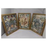3 pack framed canvas wall art 12x16inch New