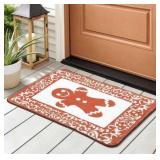 New Dunzy Christmas Tufted Gingerbread Bath Rugs
