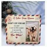 New Letter from Heaven Dog Memorial Gifts for