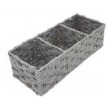 Toilet Paper Basket for Tank Topper,Woven Storage