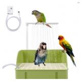 Automatic Bird Bath with Pump, Parrot