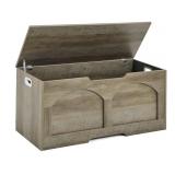 New Storage Chest, 31.5" Retro Wooden Storage