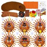 New Winlyn 12 Sets Thanksgiving Wreath Signs