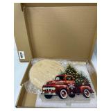 New Lot of 2, Christmas Paper Towel Holder -