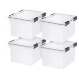 New IRIS USA File Box WeatherPro File Organizer