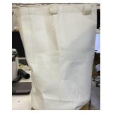 Mesh like wool hamper few marks on it like new ,