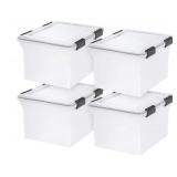 New IRIS USA File Box WeatherPro File Organizer
