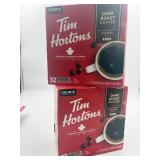 New (2 Pack) Tim Hortons Dark Roast Coffee,