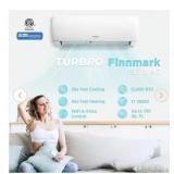 New Turbo FINNMARK 12000BTU 115V air conditioner.