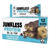 New JUNKLESS Protein Bars - Chocolate Chip Cookie