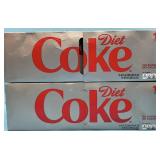 New Diet Coke Soda Soft Drink Fridge Pack Cans,