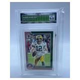 Graded Aaron Rodgers 2021 Stars & Stripes Packers