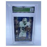 Graded Vintage Gem Mint 10 Marshall Faulk Chrome