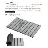 New AWW Foldable Stone Bath Mat, Super Absorbent