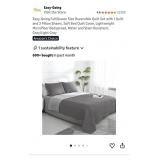 Easy-Going Full/Queen Size Reversible Quilt Set