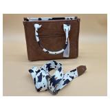 New Tote Bag for Women Western Cow Print Purse