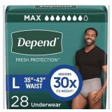 Depend Fresh Protection Adult Diapers,