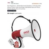 Pyle Megaphone - 50 Watt Bluetooth PA Bullhorn