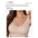 New 2XL COMFELIE Minimizer Seamless Wireless Bra,