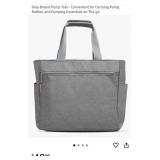 New Grey Breast Pump Tote - Convenient for