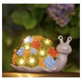 New Nacome Snail Statues with Succulent for