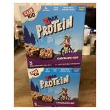 Lot of 2 CLIF Kid Zbar Protein - Chocolate chip -