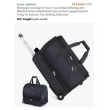 New Rolling Garment Bag for Travel - Convertible