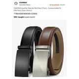 New CHAOREN Leather Ratchet Belt Men 2 Pack -