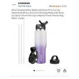 New (2X bid) 40 oz Insulated Water Bottle with