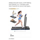 Walking Pad with Incline, 2.5HP Walking Pad