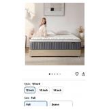 New Full Size Mattress 12 Inch, Hybrid Memory