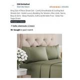 New King Size 4 Piece Sheet Set - Comfy
