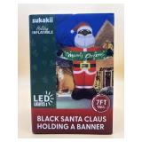 New 7 foot Santa Claus with LED lights