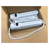 New 2-pack Amazon basics power strips