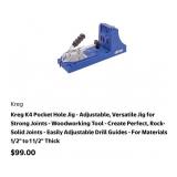 Kreg K4 Pocket Hole Jig - Adjustable, Versatile