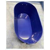 Ice Bucket Galvanized Tub, 2 Pcs 3 Gallon Oval