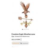 **Read Freedom Eagle WeathervaneSize: