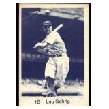 Vintage Lou Gehrig 1975 TCMA All-Time New York
