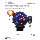 Tachometer Gauge,Geevorks 3.5 inch 12V Automotive