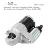 New NewYall 2.4L Starter Motor for Chrysler 200