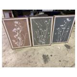 New Botanical farmhouse framed bohemian wall