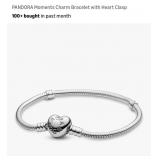 New PANDORA Moments Charm Bracelet with Heart