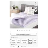 New Mattress 3in Egg Crate Lavender Memory Foam