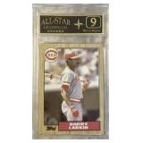 VINTAGE GRADED BARRY LARKIN ROOKIE CINCINNATI