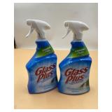 Lot of 2 Glass Plus Glass Cleaner, 32 Fl