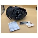 Automatic air mattress with pump opened packaging