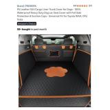 PU Leather SUV Cargo Liner Trunk Cover for Dogs -