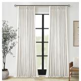 New Blackout Linen Curtains 126 Inches Long Pinch