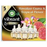 Air Wick Vibrant Plug in Scented Oil Refill, 5ct,