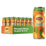 New Lipton Fusions, Pineapple Mango Lemonade Iced